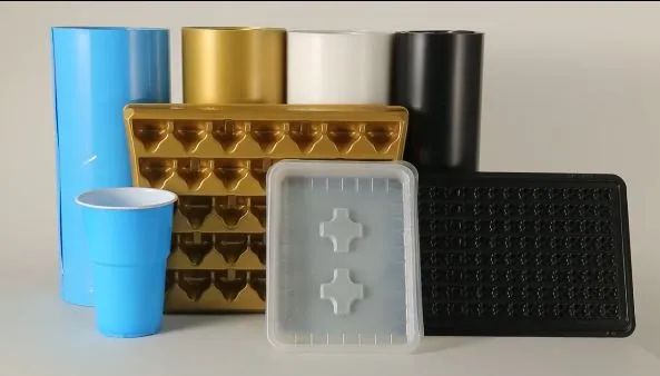 Fulls de poliestirè d'alta incidència Hoja rígida HIPS